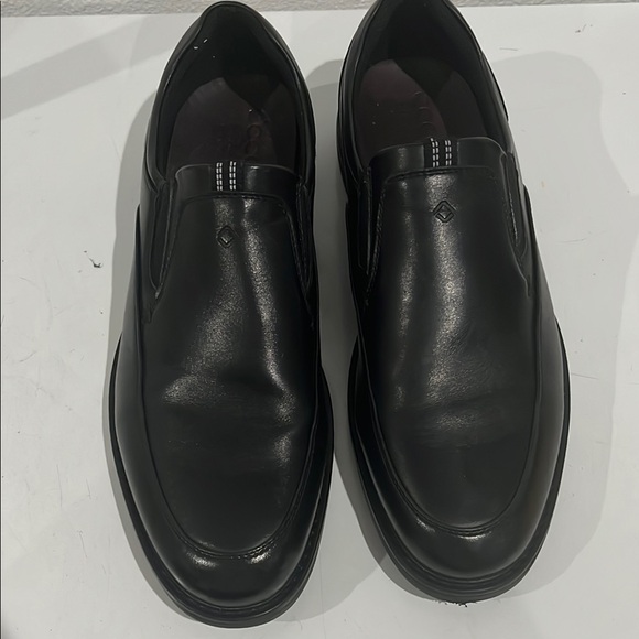 Ecco Other - Ecco Black Leather Loafers Classic Slip-Ons